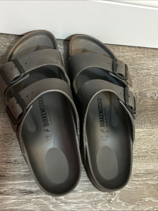 Birkenstock Arizona Two-Strap Sandals in Grey 39/6 Men main image 5